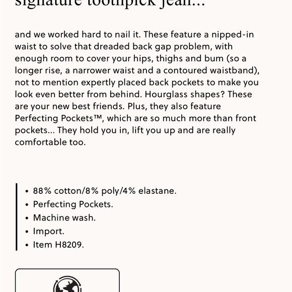 White J. Crew curvy toothpick jeans - Picture 2 of 5